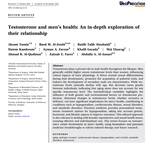 Original testosterone review article page